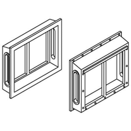 Athearn ATH95350 HO Scale All-Weather Window Set 2 Pane/Shallow/Angle (6)