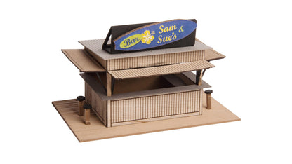 Noch 14260 HO Scale Beach Bar Laser-Cut Kit