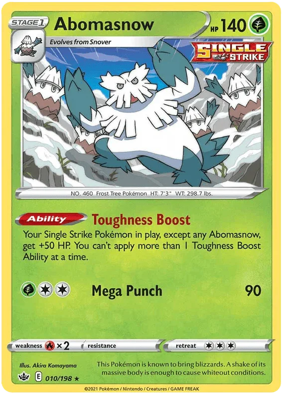 Abomasnow (010/198) [Sword & Shield: Chilling Reign]