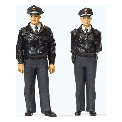Preiser 44909 G Scale Post-War German Police Blue Uniform Figures