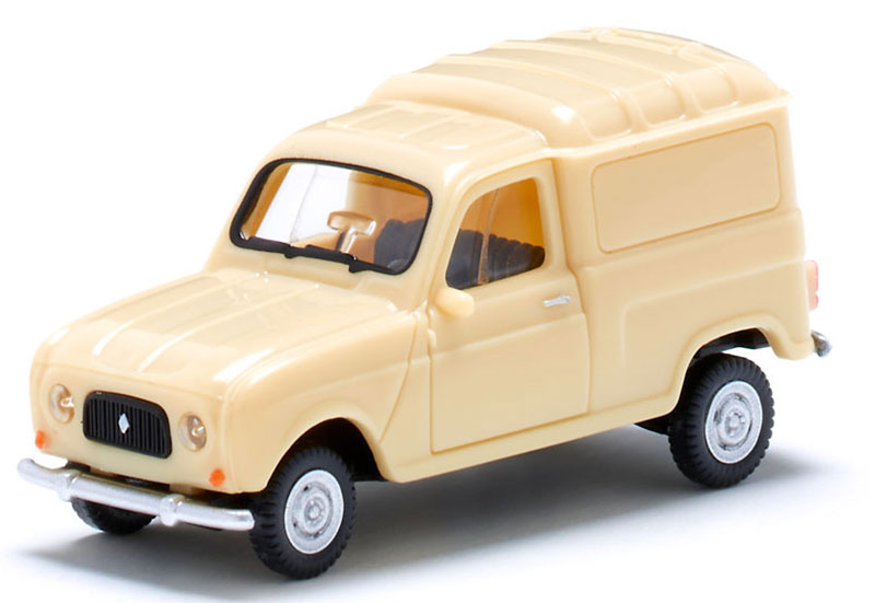 Wiking 022505 1/87 Renault R4 Box Van in Ivory