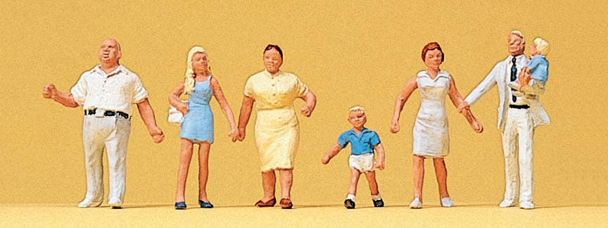 Preiser 10284 HO Scale Krause Family Walking Figures