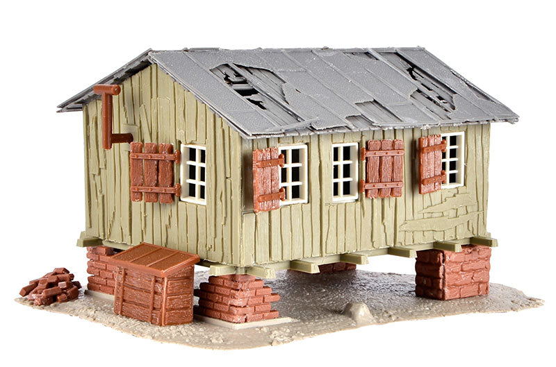 Vollmer 45728 1/87 Dilapidated Shack Plastic Model Kit