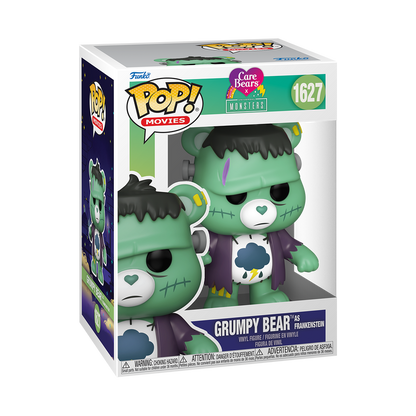 (PRE-ORDER) POP! Movies: Care Bears x Universal Monsters - Grumpy Bear Frankenstein