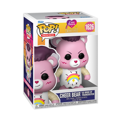 (PRE-ORDER) POP! Movies: Care Bears x Universal Monsters - Cheer Bear Bride of Frankenstein