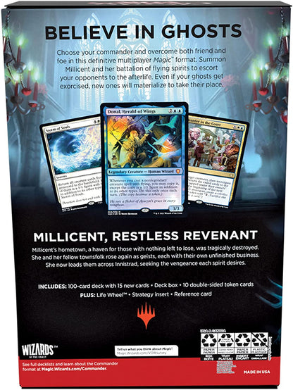 Magic: The Gathering Innistrad: Crimson Vow Commander Deck – Spirit Squadron (White-Blue)