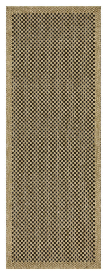 Earth - Indoor / Outdoor Area Rug Polypropylene - Jute / Black by Couch.com