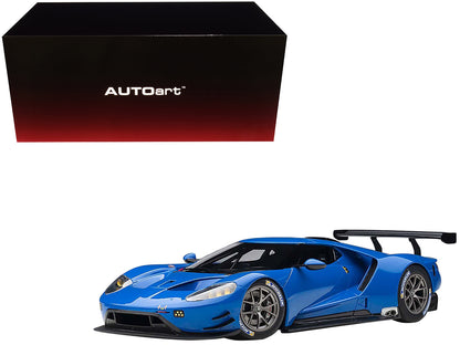 Ford GT Le Mans Plain Color Version Blue 1/18 Model Car by Autoart  free shipping USA
