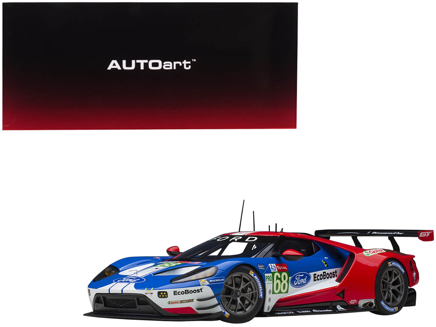 Ford GT #68 Sebastien Bourdais - Joey Hand - Dirk Muller 24H of Le Mans (2019) 1/18 Model Car by Autoart  free shipping USA