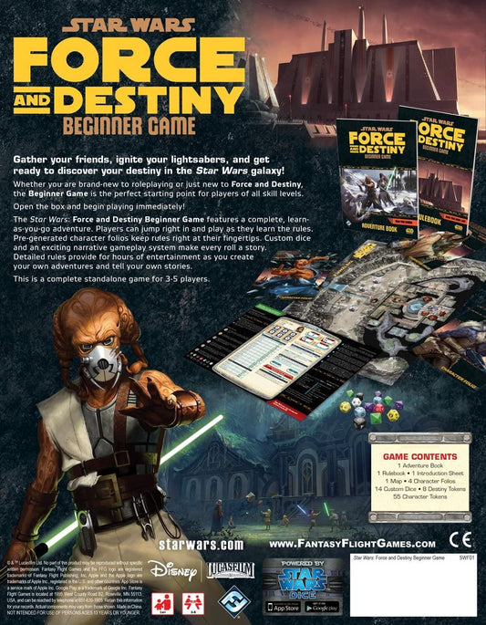 Star Wars: Force and Destiny Beginner Game