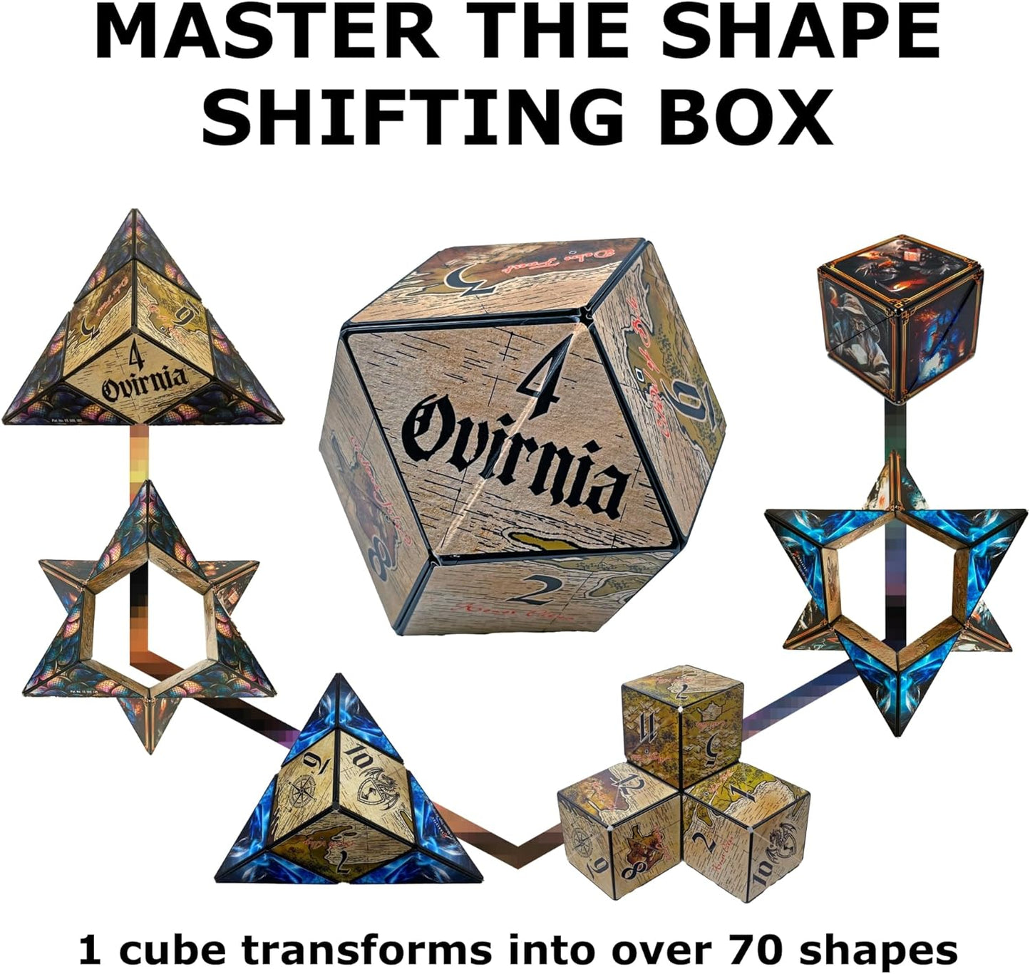 SHASHIBO Magnetic Puzzle Cube: Tales of Ovirnia