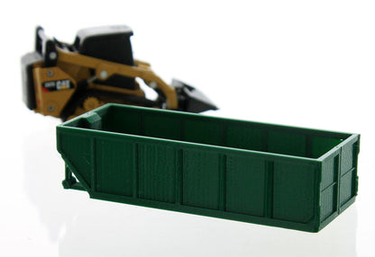 3D To Scale 64-235-GR 1/64 – Rolloff Dumpster 15yds Green Scene Detail