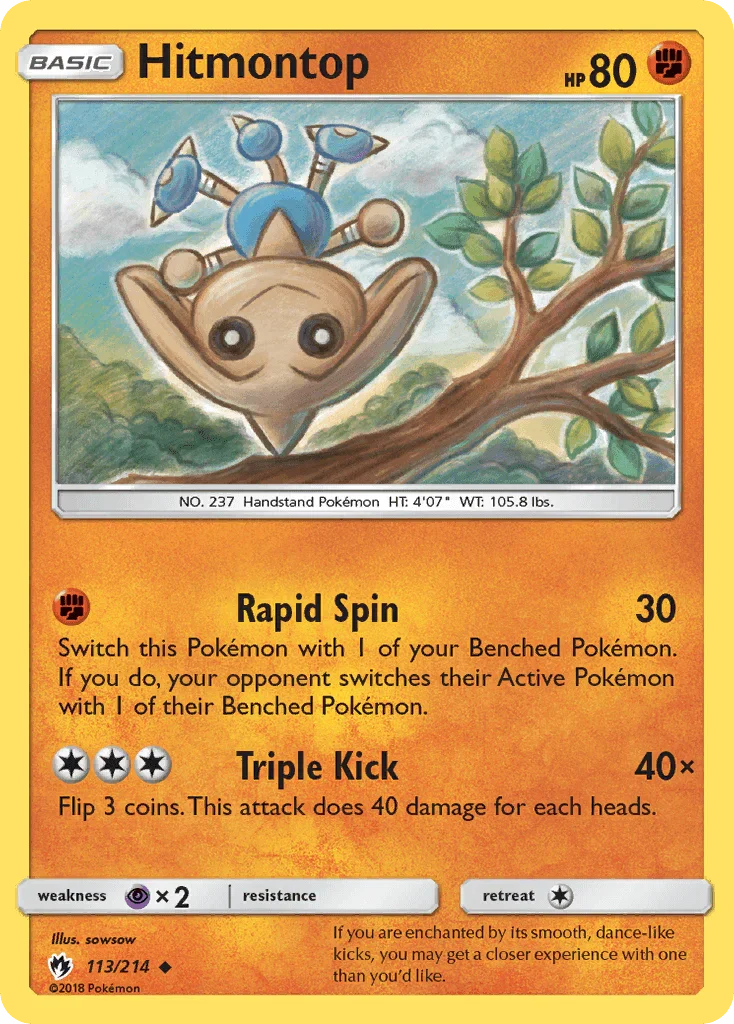 Hitmontop (113/214) [Sun & Moon: Lost Thunder]