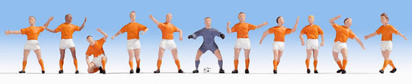 Noch 15977 HO Scale Netherlands Soccer Team -- pkg(11)