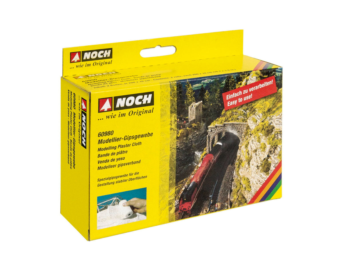 Noch 60980 All Scale Modelling Plaster Cloth, 2 Rolls