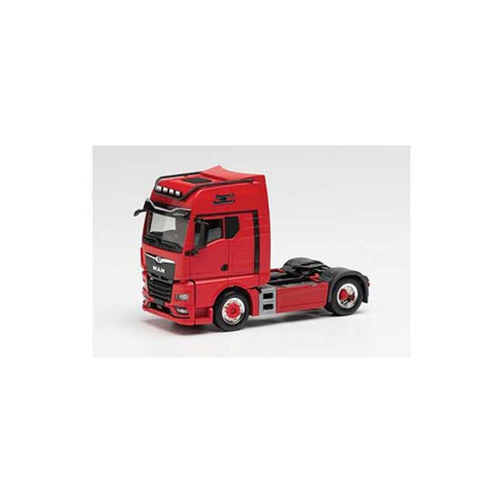 Herpa 313711 HO Scale 2020 Volvo FH Tractor Only - Assembled -- Ind. Lion (red)