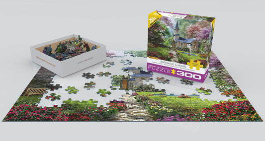 Puzzle: Family Oversize Puzzles - Blooming Garden by Dominic Davison