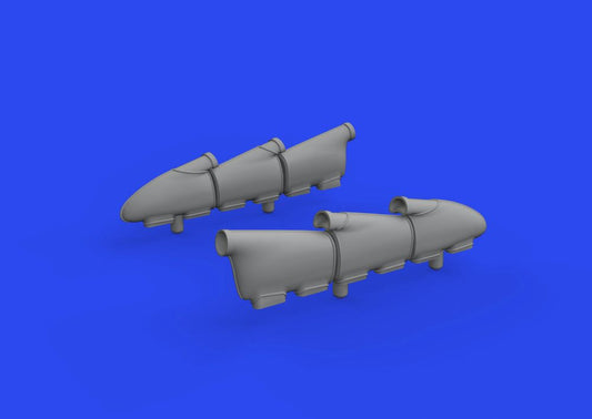 Eduard 648898 1/48 Aircraft- Hurricane MK I Exhaust Stacks for HBO (Resin)