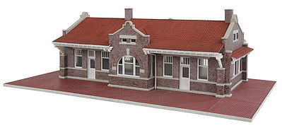 Walthers Cornerstone 4055 HO Brick Mission-Style Santa Fe Depot