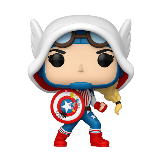 (PRE-ORDER) POP! Marvel: Gwen Verse - Captain America Gwen