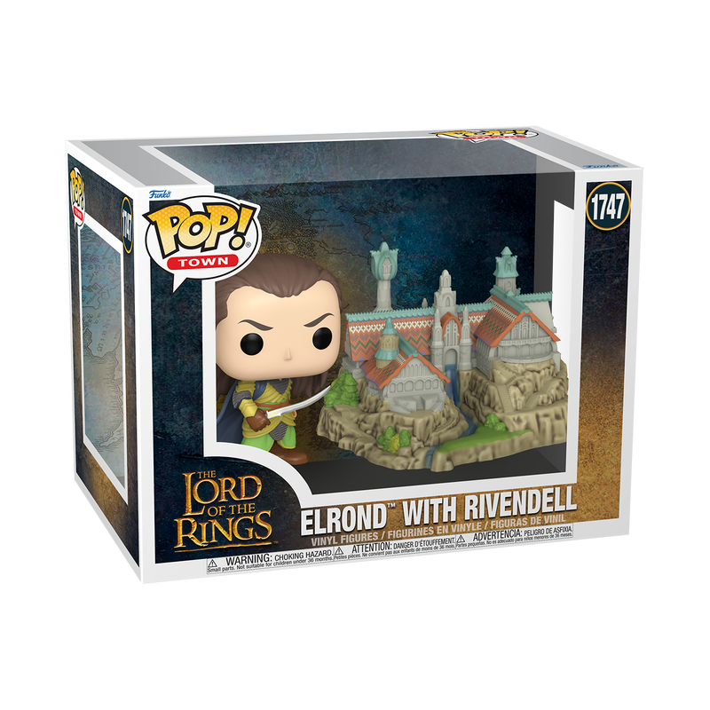 (PRE-ORDER) POP! Town: LOTR S8 - Elrond & Rivendell 