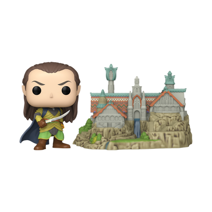 (PRE-ORDER) POP! Town: LOTR S8 - Elrond & Rivendell 
