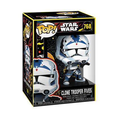 (PRE-ORDER) POP! Star Wars: Clone Wars - Fives (Retro)
