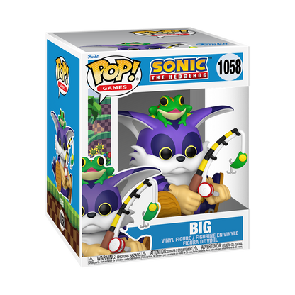 (PRE-ORDER) POP! Super: Sonic- Big the Cat w/Froggy