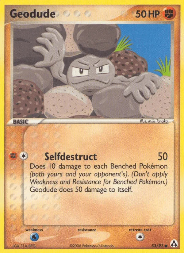 Geodude (53/92) [EX: Legend Maker]