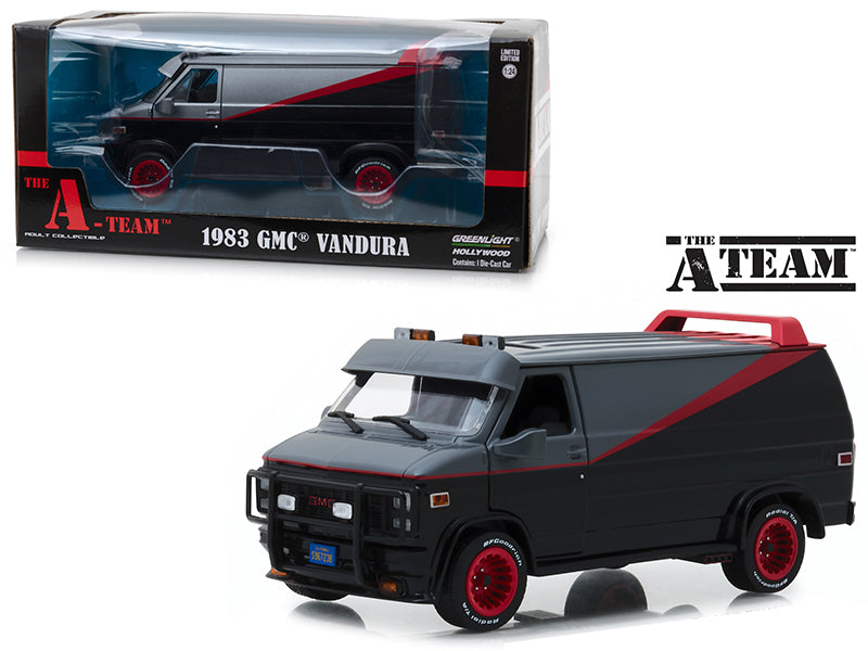 1983 GMC Vandura Van "The A-Team" (1983-1987) TV Series 1/24 Diecast Model Car by Greenlight  free shipping USA