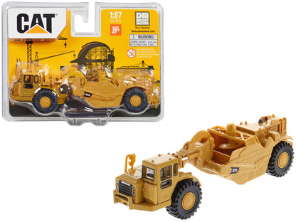 CAT Caterpillar 627G Auger Scraper Yellow 1/87 (HO) Diecast Model by Diecast Masters  free shipping USA