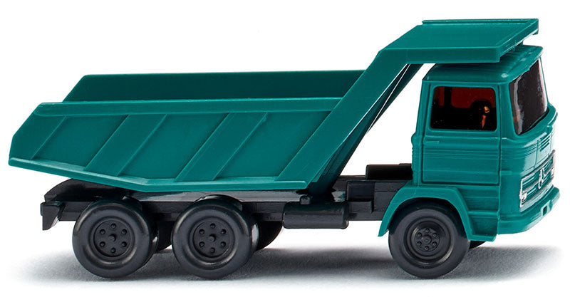 Wiking 094509 1/160 Mercedes-Benz Dump Truck, Water Blue