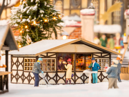 Noch 14392 HO Scale Christmas Market Stall Laser-Cut Kit