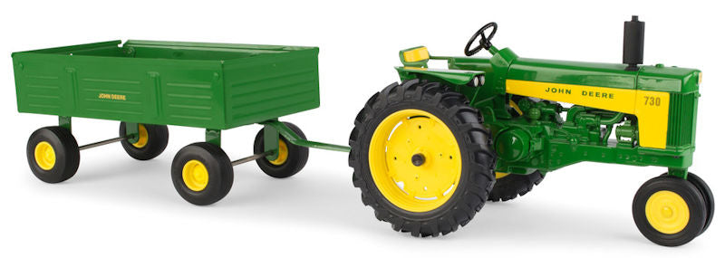 Ertl 45686 1/16 John Deere 730 Tractor with Barge Wagon