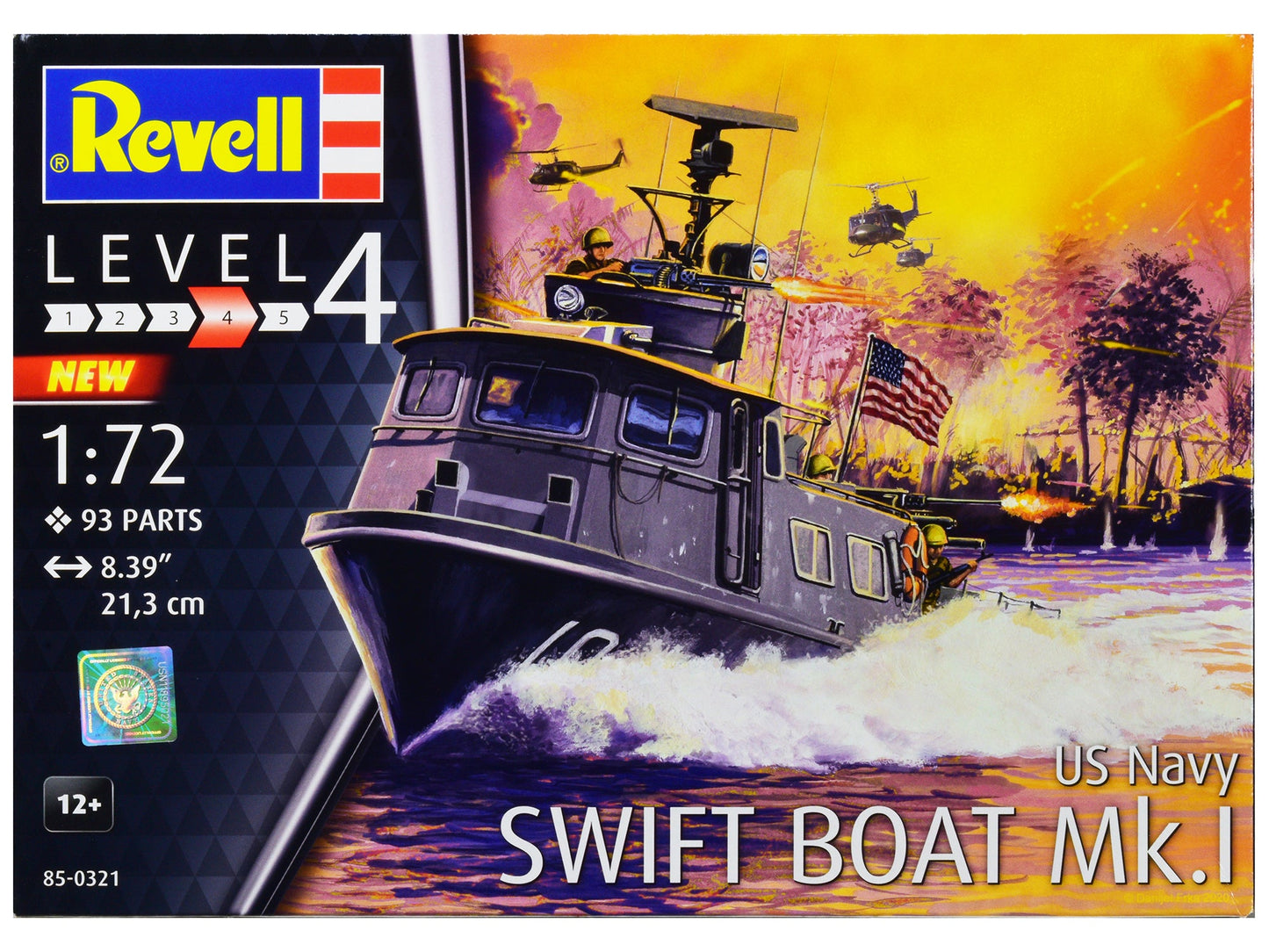 Level 4 Model Kit US Navy Swift Boat Mk.I 1/72 Scale Model by Revell  free shipping USA
