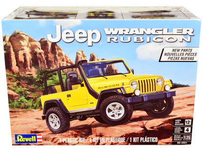 Level 4 Model Kit Jeep Wrangler Rubicon 1/25 Scale Model by Revell  free shipping USA