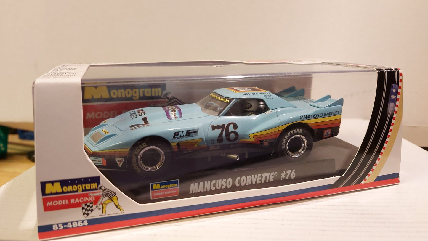 Revell Monogram Greenwood Corvette Mancuso 1/32 Slot Car 85-4864 854864