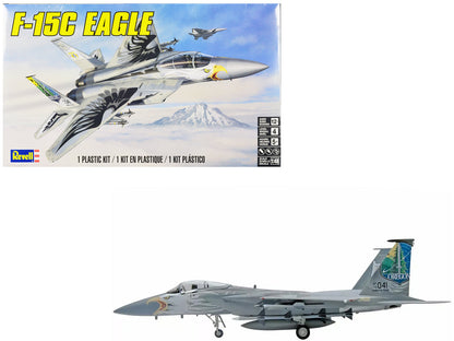Level 4 Model Kit McDonnell Douglas F-15C Eagle Fighter Aircraft 1/48 Scale Model by Revell  free shipping USA