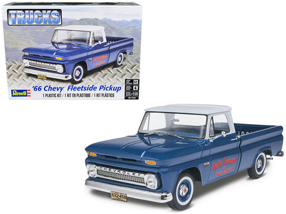 Level 4 Model Kit 1966 Chevrolet Fleetside Pickup Truck 1/25 Scale Model by Revell  free shipping USA
