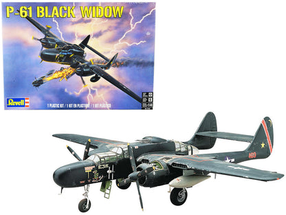 Level 5 Model Kit P-61 Black Widow Fighter Plane 1/48 Scale Model by Revell  free shipping USA