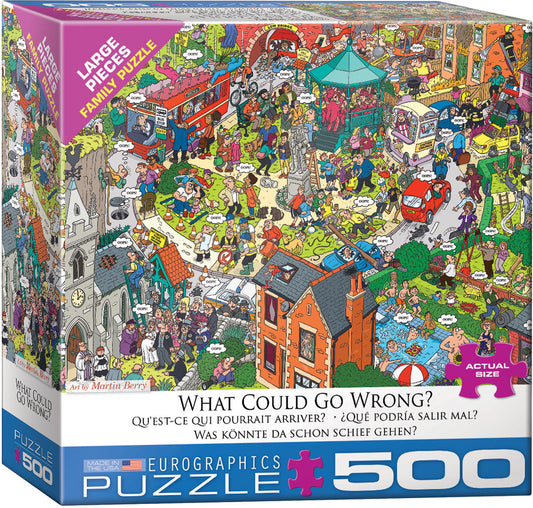 Puzzle: Variety 500 Pieces - What Could go Wrong? by Martin,Berry