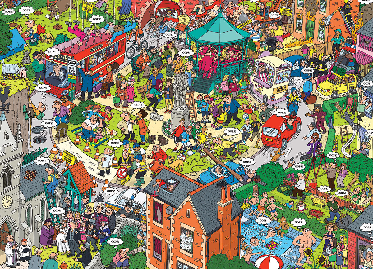 Puzzle: Variety 500 Pieces - What Could go Wrong? by Martin,Berry