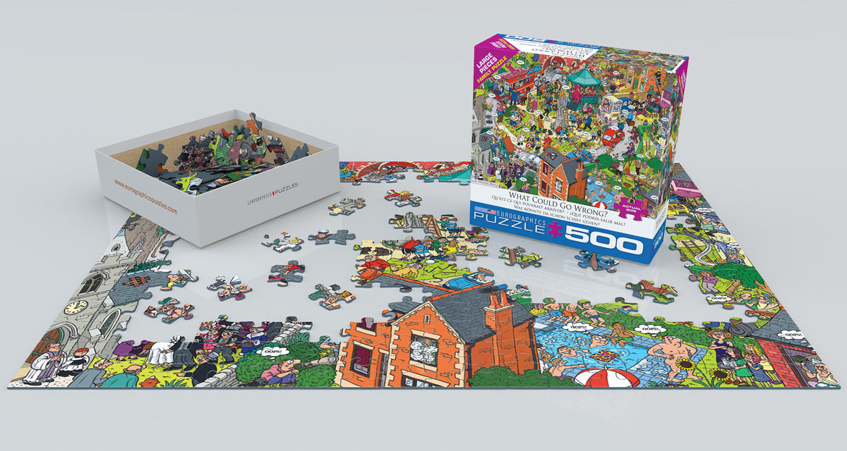 Puzzle: Variety 500 Pieces - What Could go Wrong? by Martin,Berry
