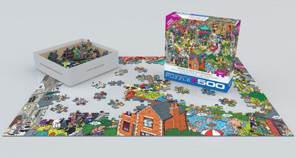 Puzzle: Variety 500 Pieces - What Could go Wrong? by Martin,Berry