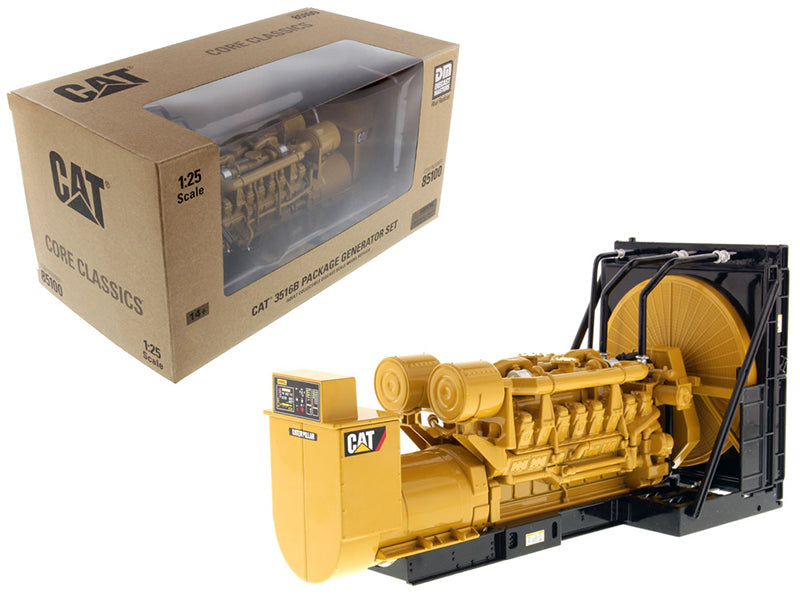 CAT Caterpillar 3516B Engine Generator 3 piece Set "Core Classic" Series 1/25 Diecast Model by Diecast Masters  free shipping USA