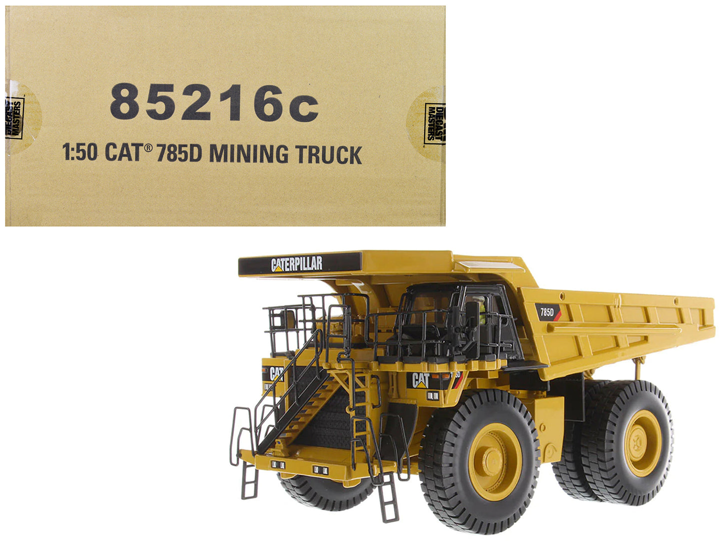 CAT Caterpillar 785D Mining Truck Yellow with Operator "Core Classics" Series 1/50 Diecast Model by Diecast Masters  free shipping USA