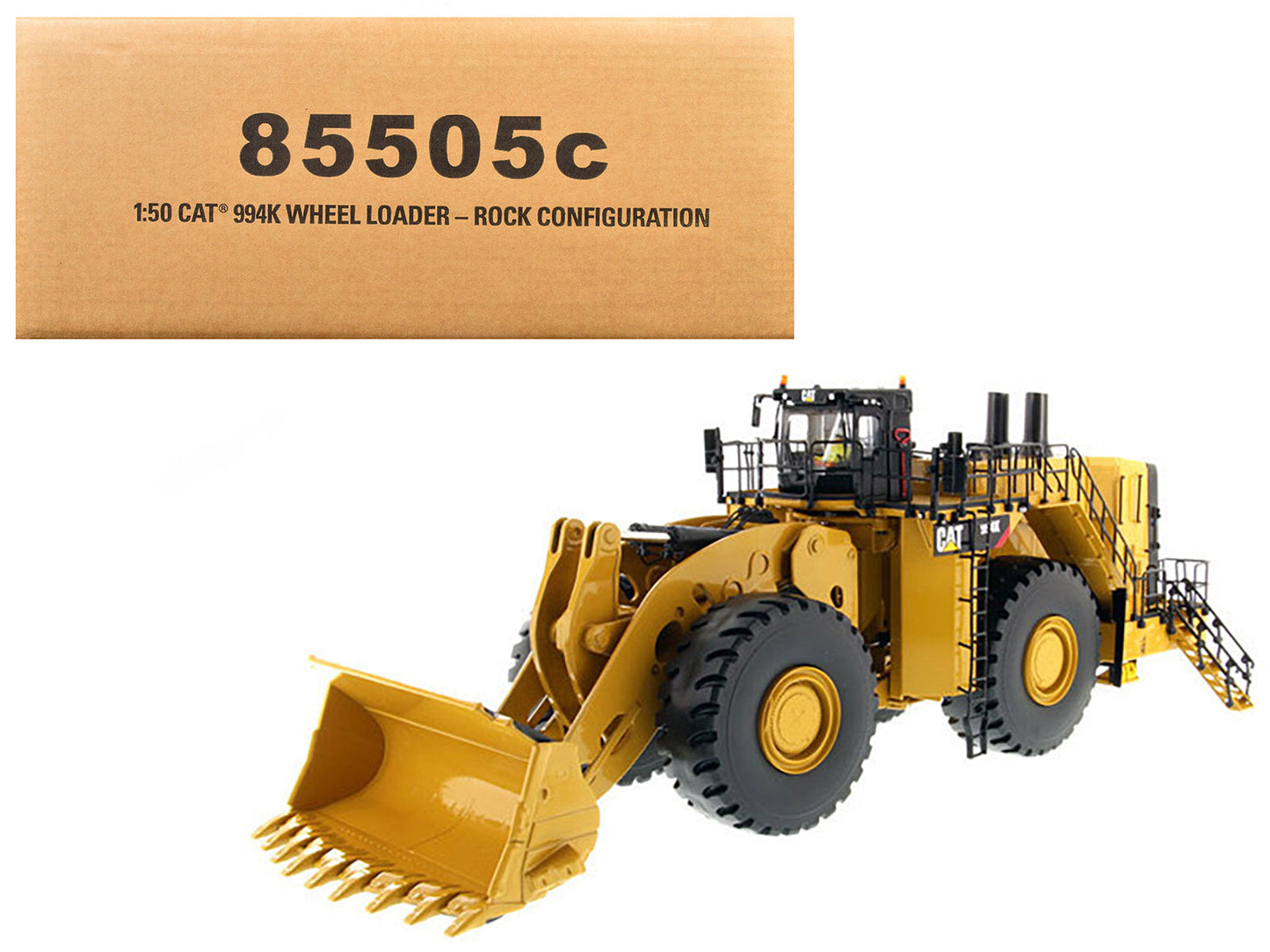 CAT Caterpillar 994K Wheel Loader with Rock Bucket and Operator "Core Classics" Series 1/50 Diecast Model  by Diecast Masters  free shipping USA