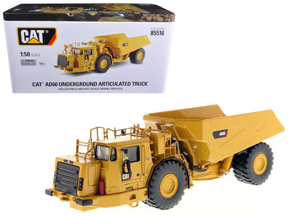 CAT Caterpillar AD60 Articulated Underground Truck with Operator "High Line Series" 1/50 Diecast Model by Diecast Masters  free shipping USA