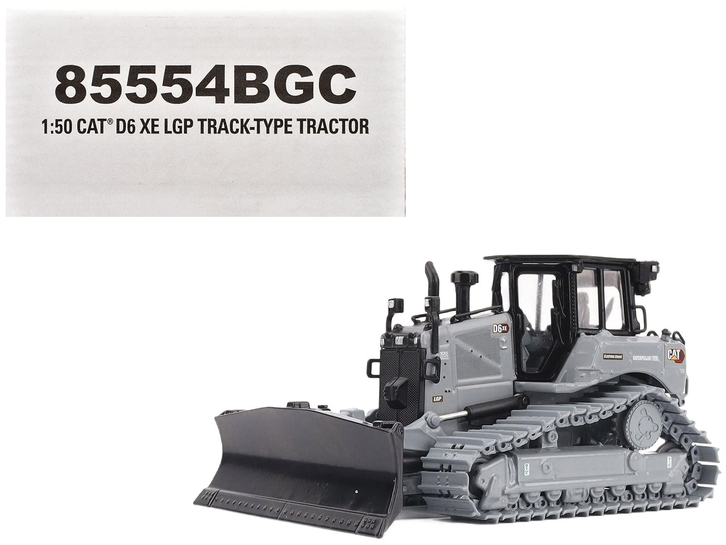 CAT Caterpillar D6 LGP VPAT Track Type Tractor with Operator Gray "Centennial Series" 1/50 Diecast Model by Diecast Masters  free shipping USA