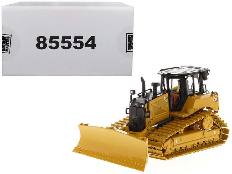 CAT Caterpillar D6 XE LGP Track Type Tractor Dozer with VPAT Blade and Operator "High Line" Series 1/50 Diecast Model by Diecast Masters  free shipping USA